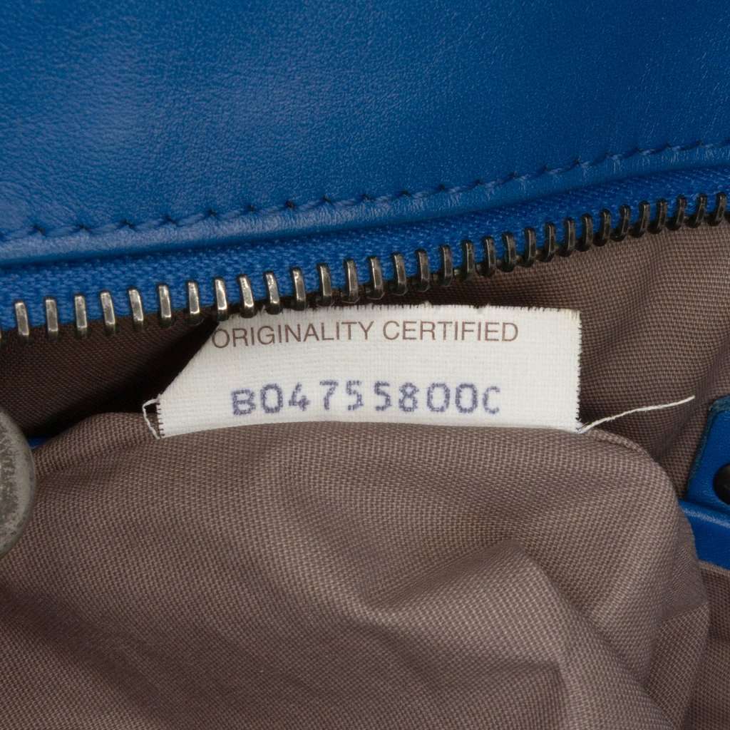 Bottega Veneta Nappa Intrecciato Crossbody Blue Leather Very good - Box View