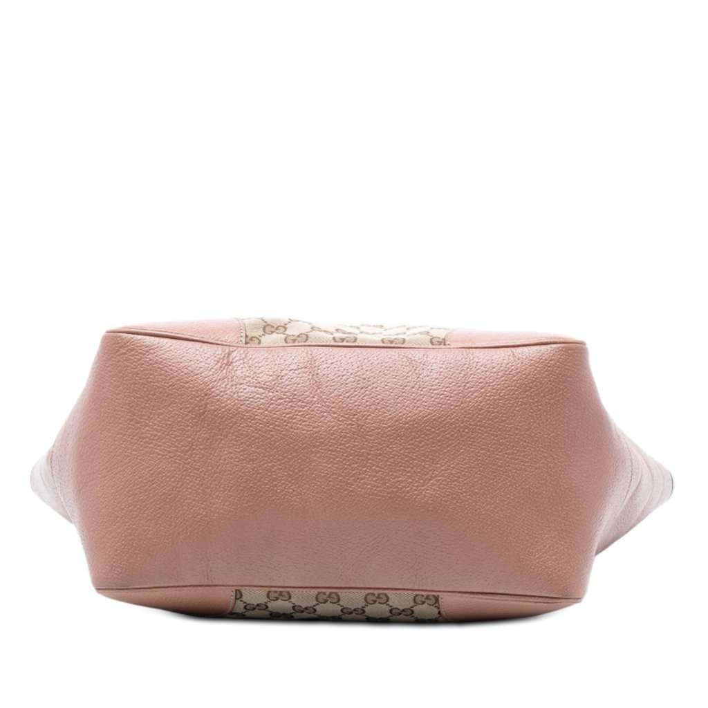 Gucci GG Canvas and Leather Bree Tote Beige Very good - Inside View