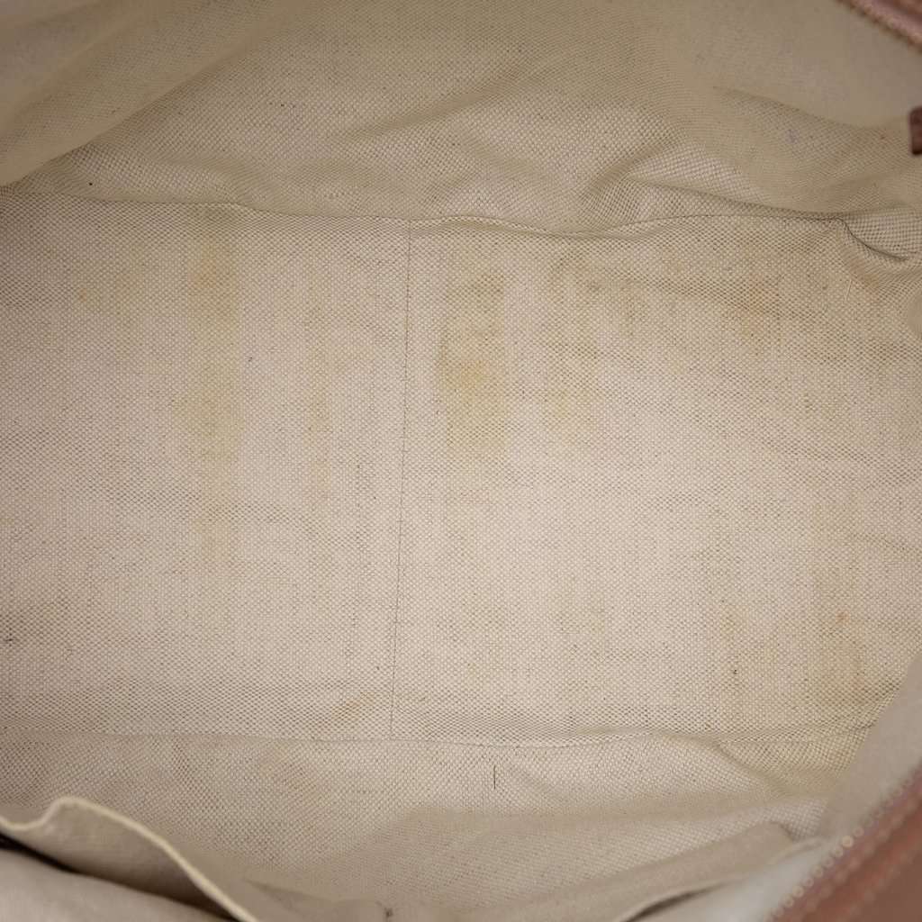 Gucci GG Canvas and Leather Bree Tote Beige Very good - Model View