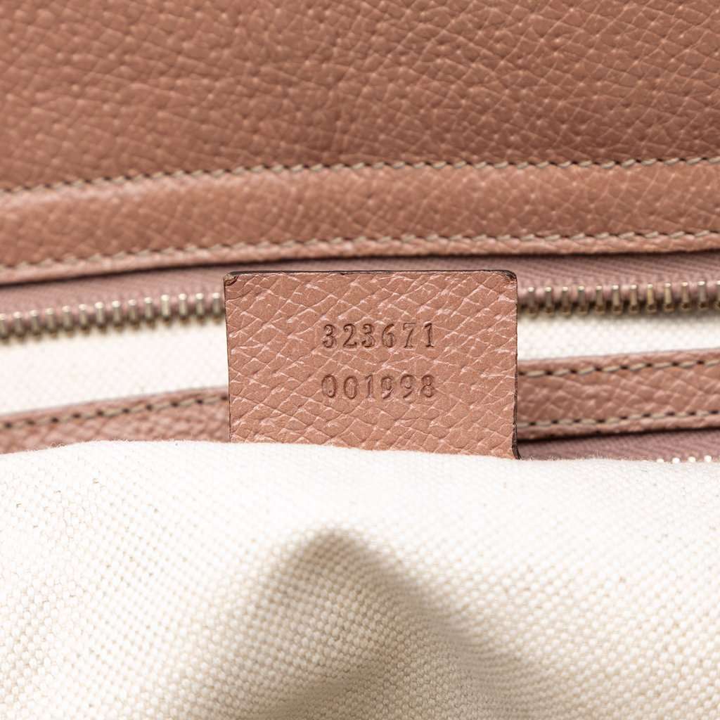 Gucci GG Canvas and Leather Bree Tote Beige Very good - Box View