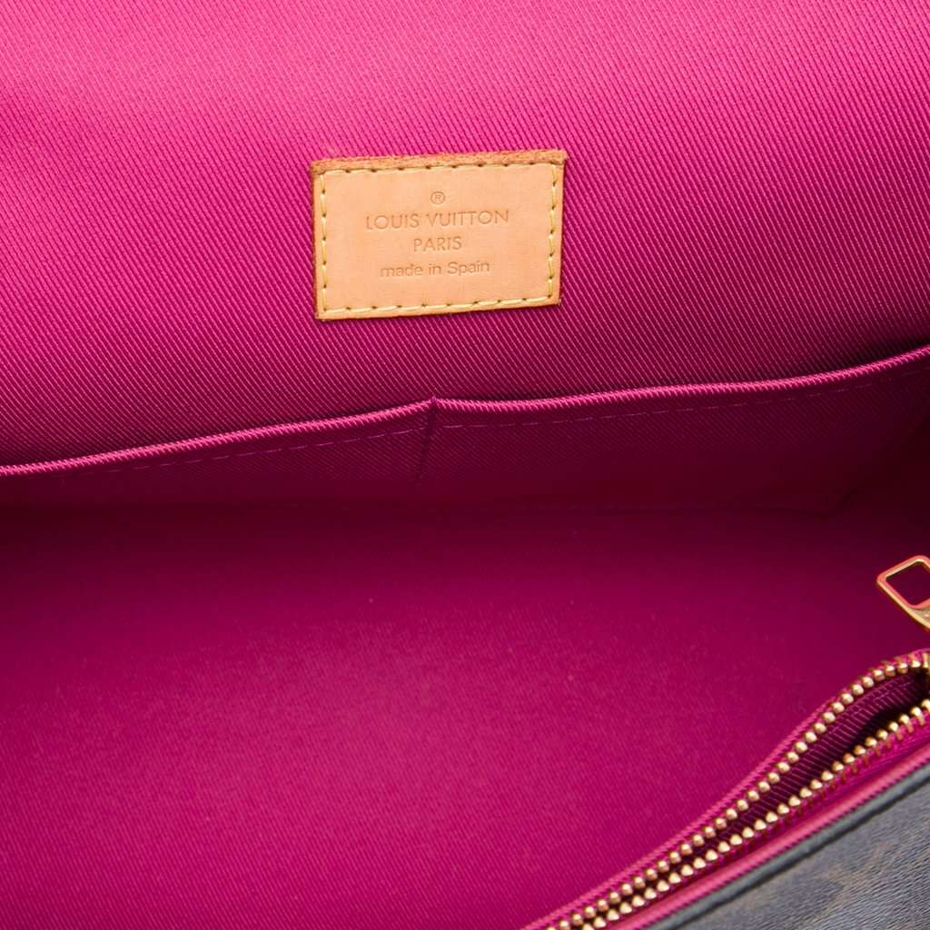 Louis Vuitton Monogram Cluny BB Brown Very good - Model View