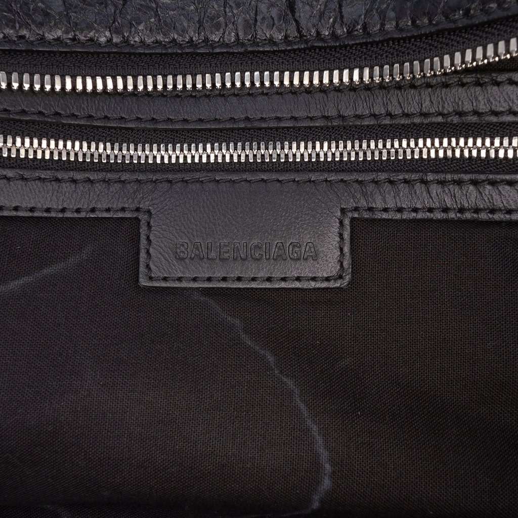 Balenciaga Lambskin Motocross Neo Cagole City Satchel Black Leather Very good - Box View