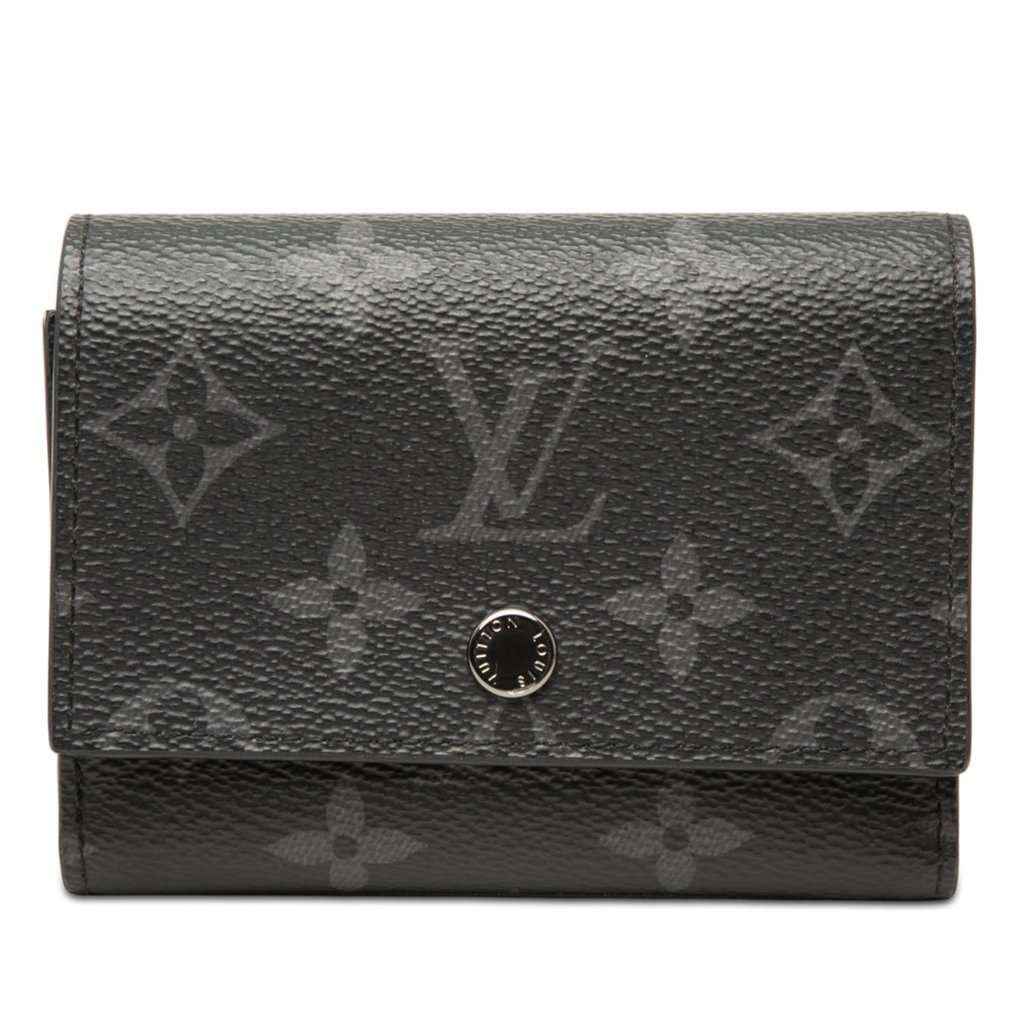 Louis Vuitton Monogram Eclipse Victor Wallet Black Very good - Front View