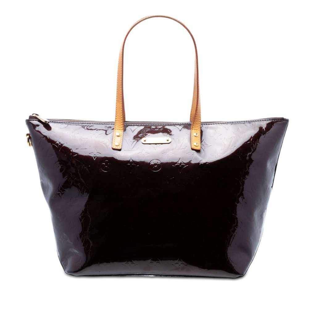Louis Vuitton Monogram Vernis Bellevue GM Purple Leather Very good condition - Front View