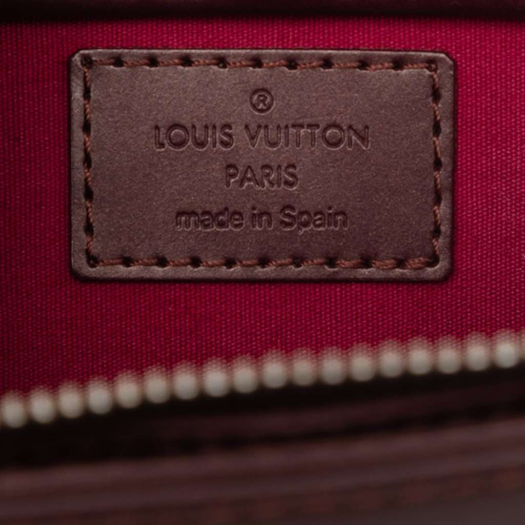 Louis Vuitton Monogram Mat Alston Red Leather Very good - Box View