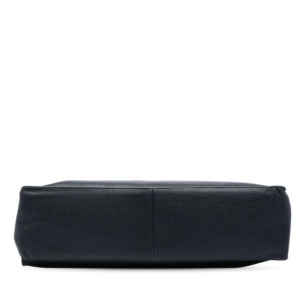 Chanel CC Caviar Tote Black Leather Very good - Inside View