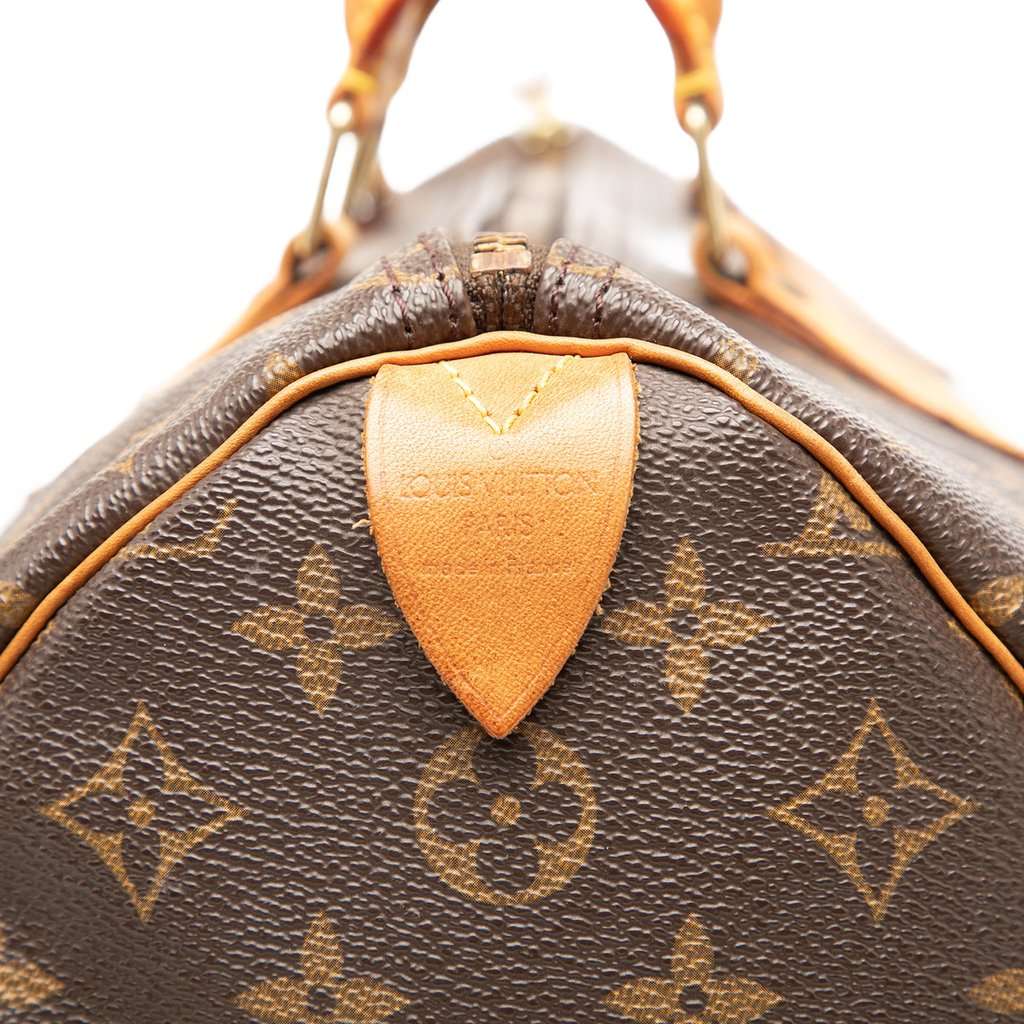 Louis Vuitton Monogram Speedy 35 Brown Very good condition - Box View