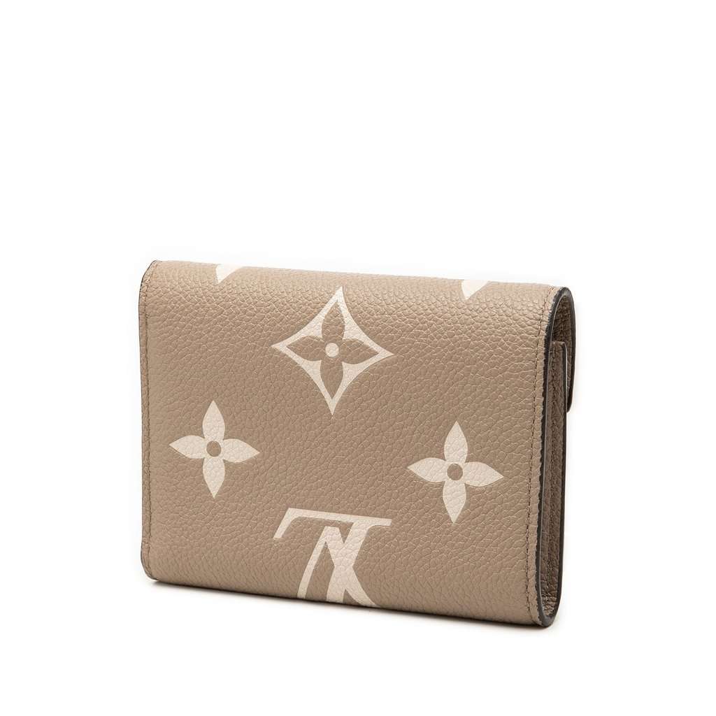 Louis Vuitton Monogram Empreinte Giant Victorine Wallet Beige Leather Very good - Back View