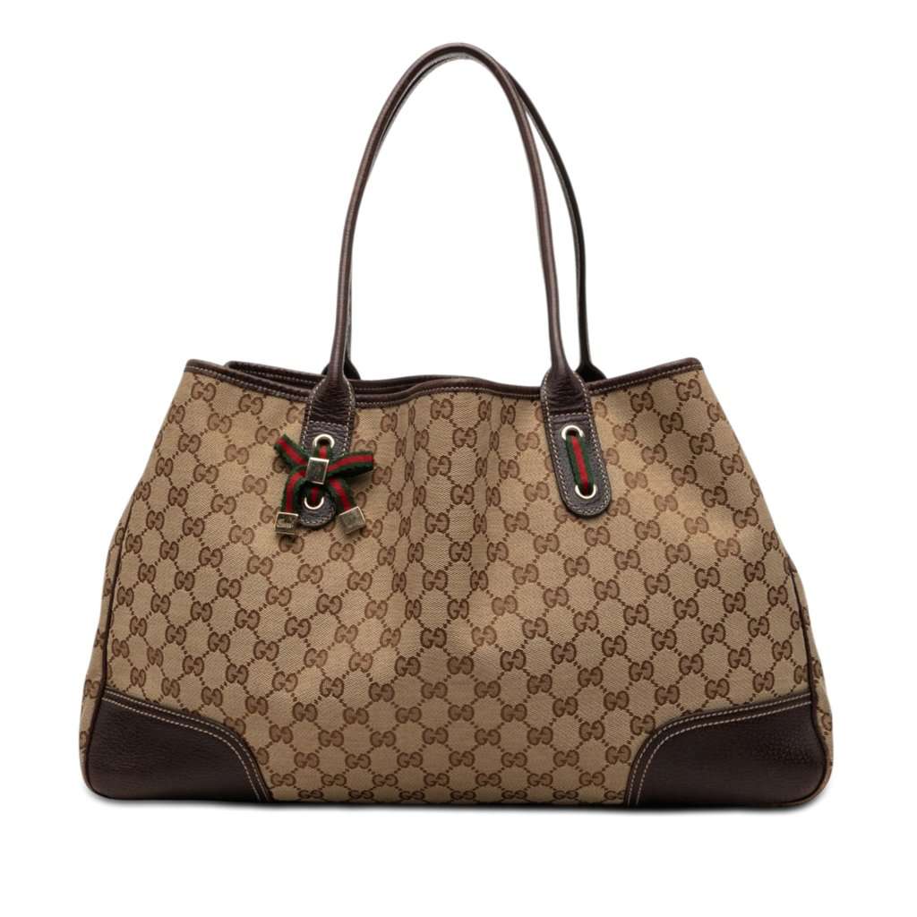 Gucci GG Canvas Princy Tote Beige Very good condition - Front View