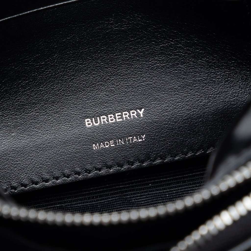 Burberry Coated Canvas Horseferry Camera Bag Black Very good condition - Box View
