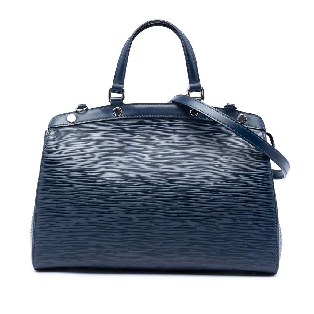 Louis Vuitton Epi Brea MM Blue Leather Very good condition - Front View