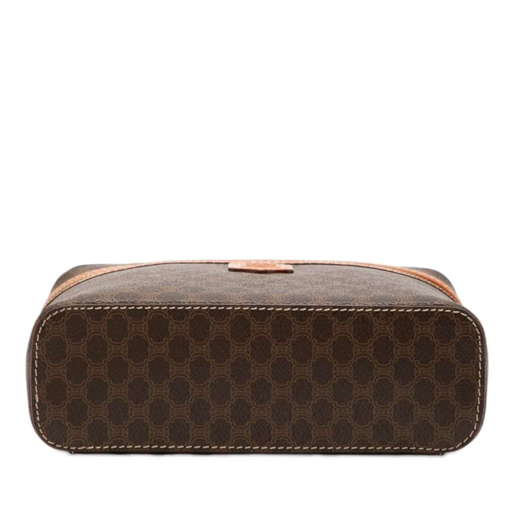 Celine Macadam Coated Canvas Vanity Bag Brown Very good - Inside View