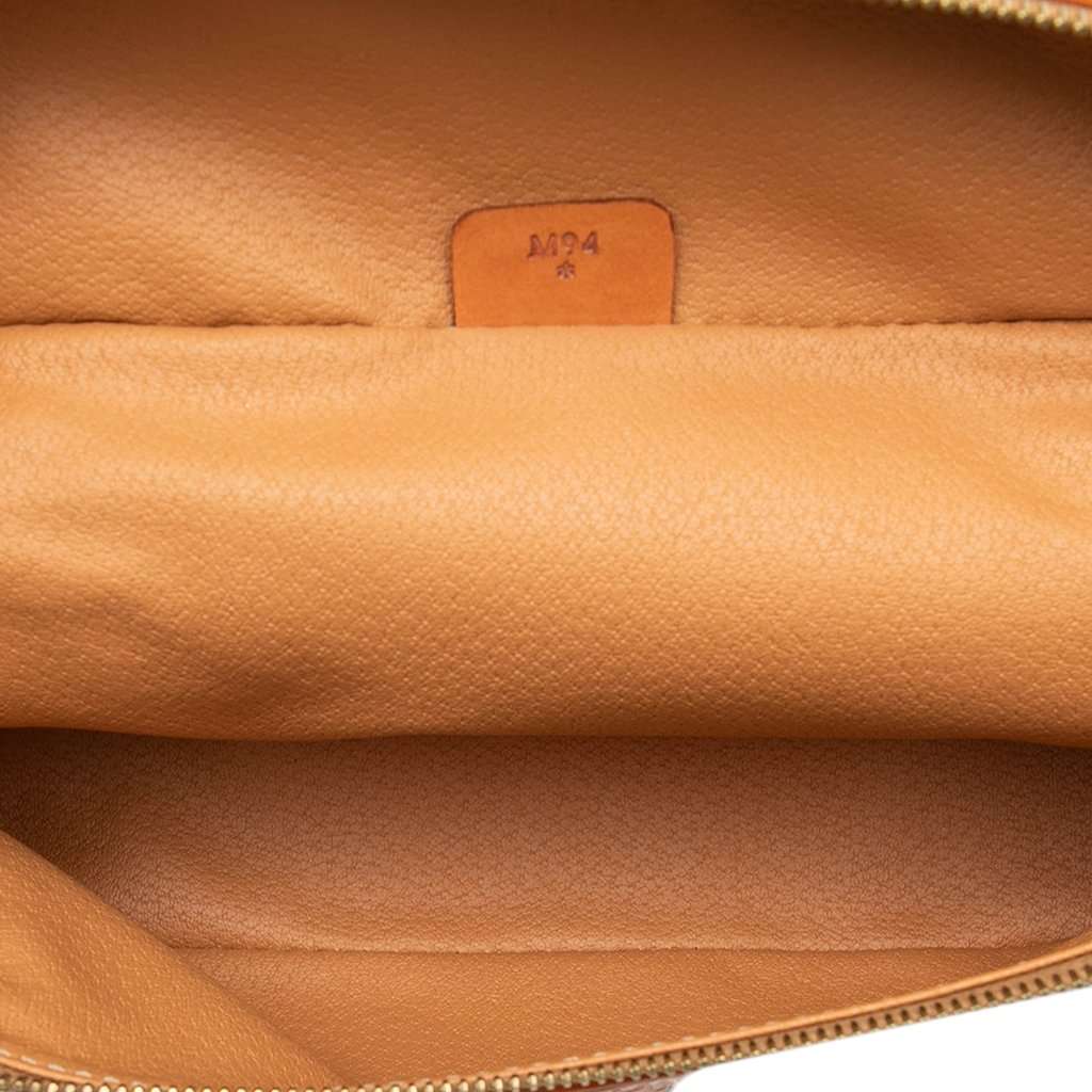 Celine Macadam Coated Canvas Vanity Bag Brown Very good - Model View