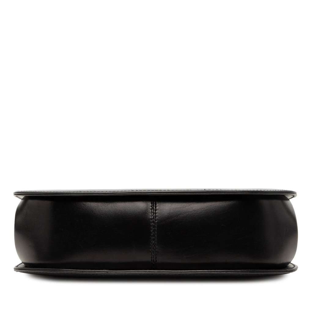 Ferragamo Leather Gancini Top Handle Bag Black Leather Very good condition - Inside View