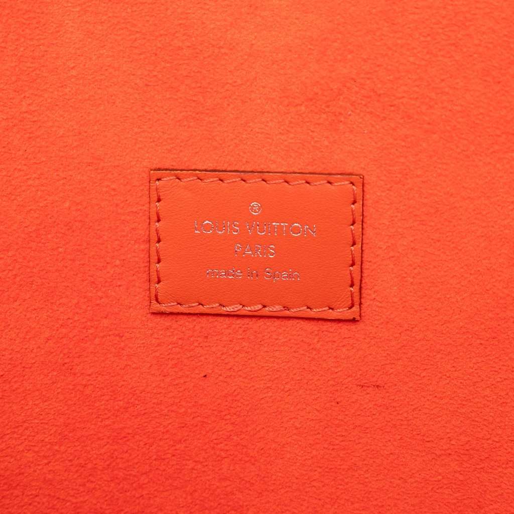 Louis Vuitton Epi Neverfull MM Orange Leather Very good - Box View