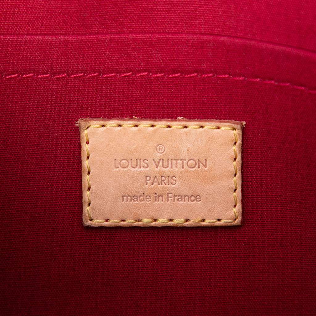 Louis Vuitton Monogram Vernis Bellflower GM Red Leather Very good - Box View