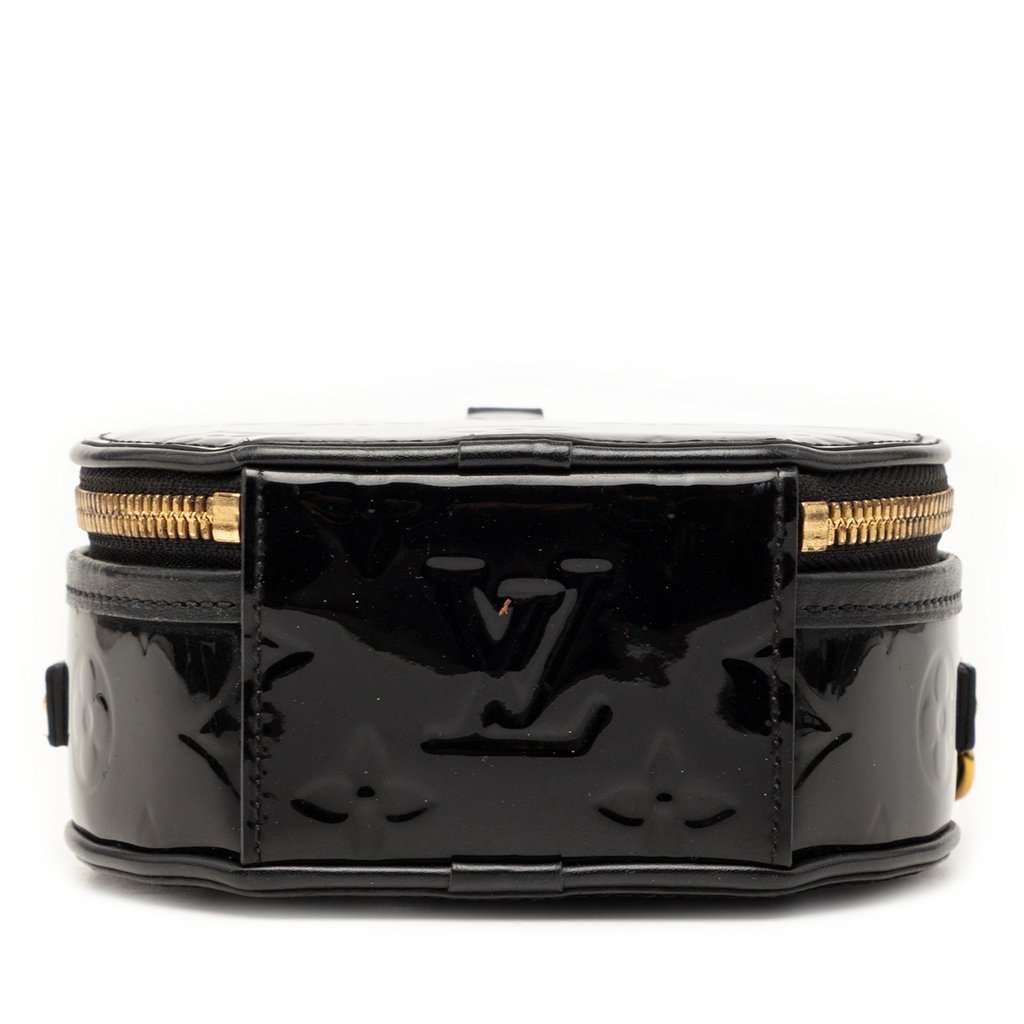 Louis Vuitton Monogram Vernis Mini Boite Chapeau Souple Black Leather Very good condition - Inside View