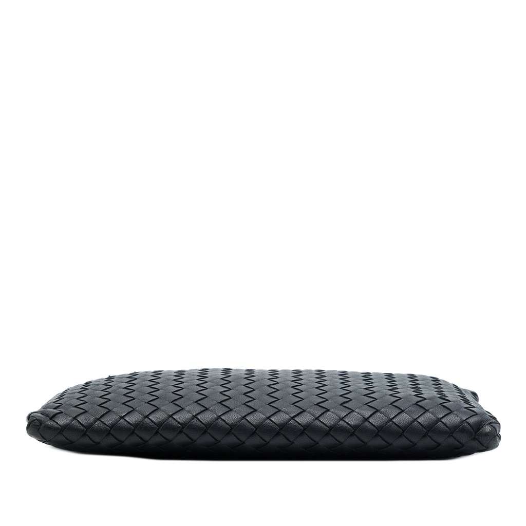 Bottega Veneta Nappa Intrecciato Clutch Black Leather Very good - Inside View