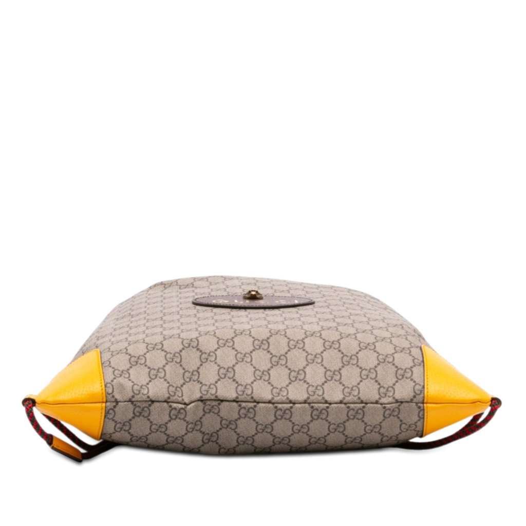 Gucci GG Supreme Animalier Backpack Beige Very good - Inside View