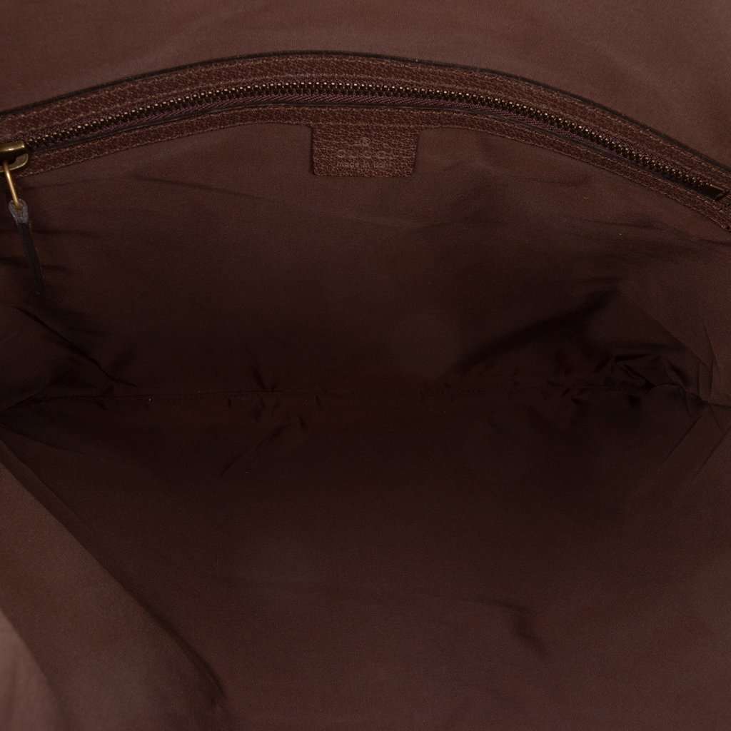 Gucci GG Supreme Animalier Backpack Beige Very good - Model View