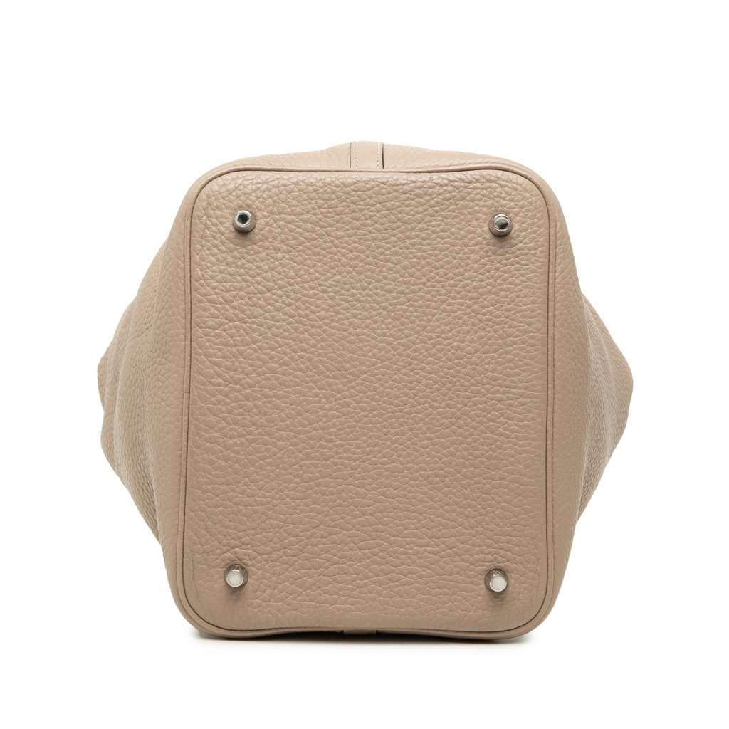 Hermès Clemence Picotin Lock 18 Beige Leather Very good - Inside View