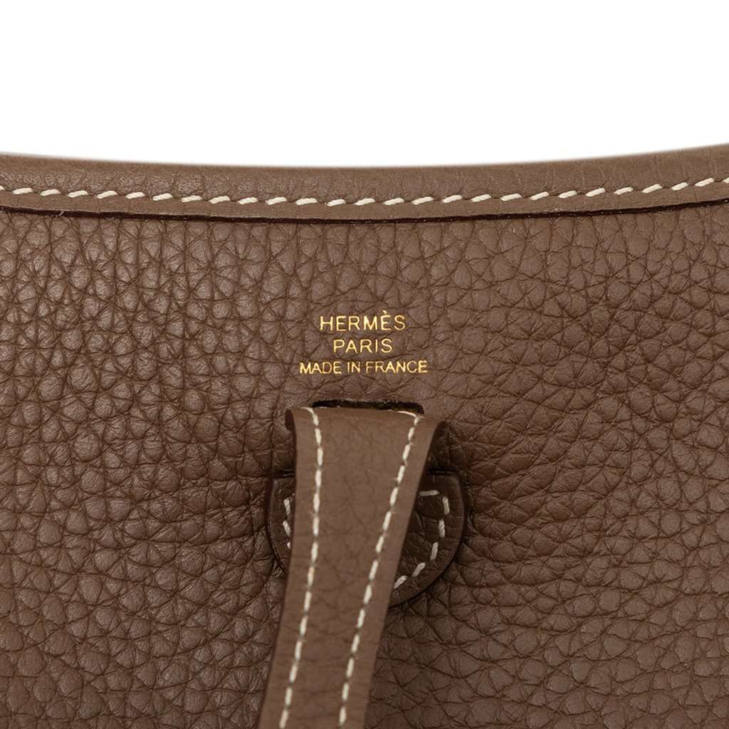 Hermès Clemence Evelyne 16 Amazone Brown Leather Very good condition - Box View