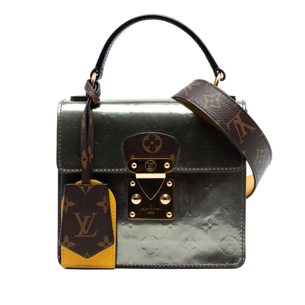 Louis Vuitton Monogram Vernis Spring Street Silver Leather Very good - Front View