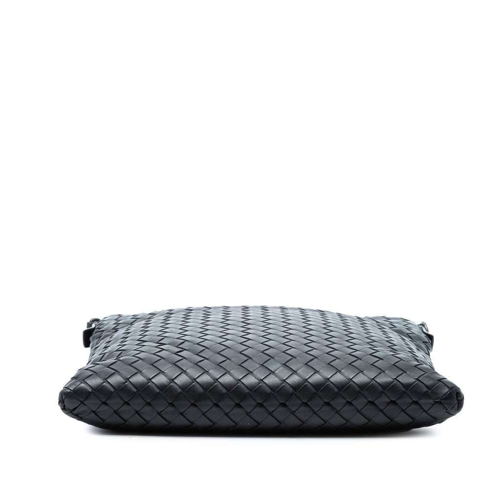 Bottega Veneta Nappa Intrecciato VN Crossbody Black Leather Very good condition - Inside View