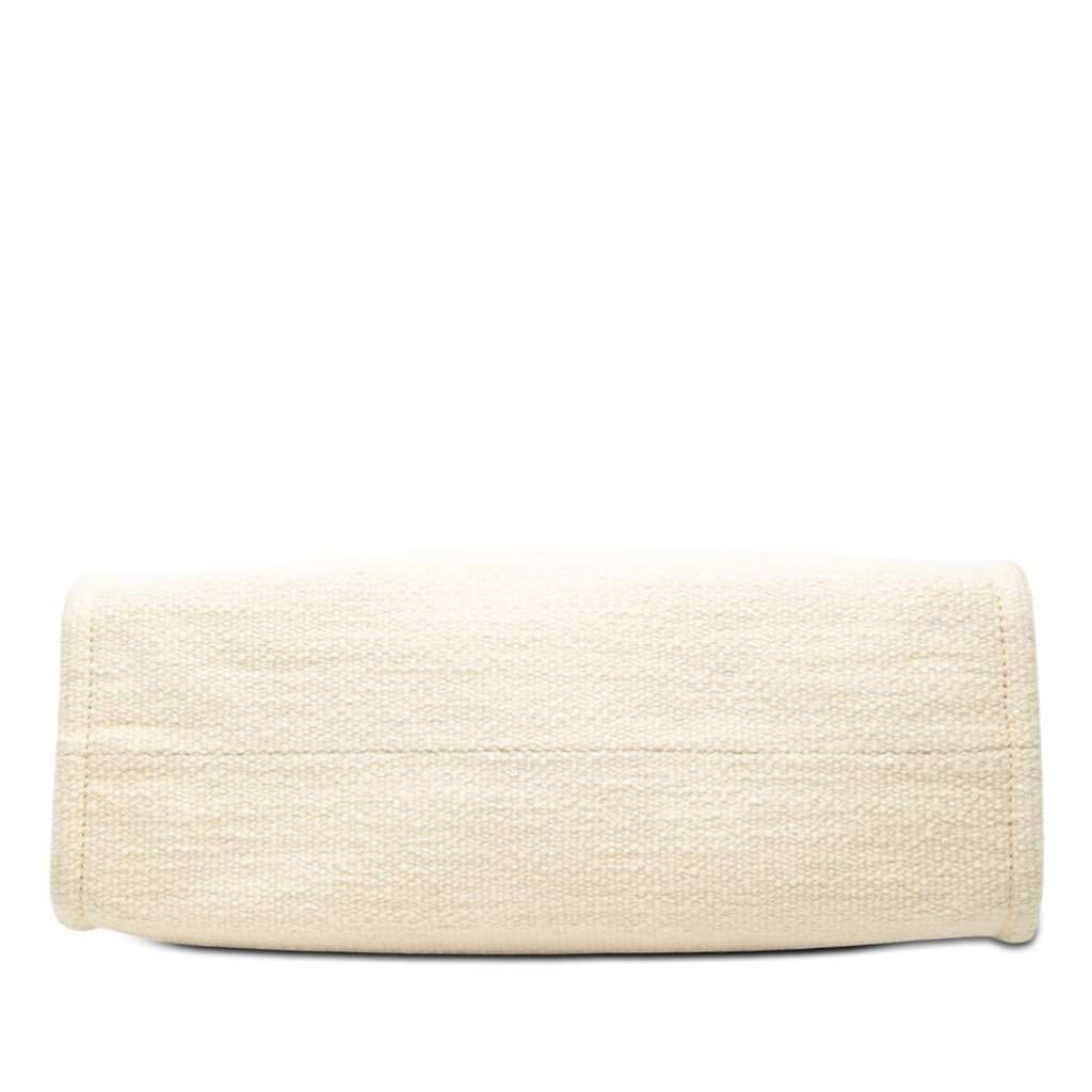 Celine Canvas Plein Soleil Square Cabas Tote Beige Very good - Inside View