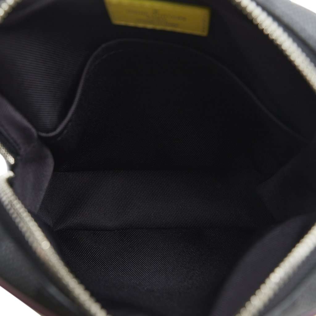 Louis Vuitton Epi Damier Graphite Danube Slim Black Leather Very good - Box View