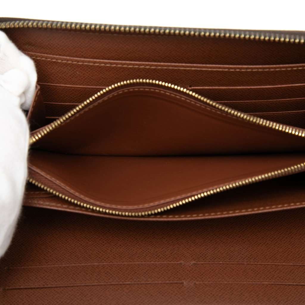 Louis Vuitton Monogram Zippy Organizer Wallet Brown Very good condition - Box View
