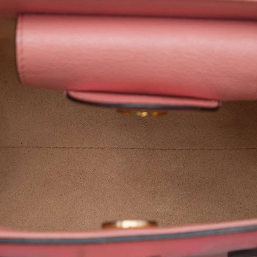 Gucci Mini Calfskin Bamboo Diana Satchel Pink Leather Very good condition - Model View