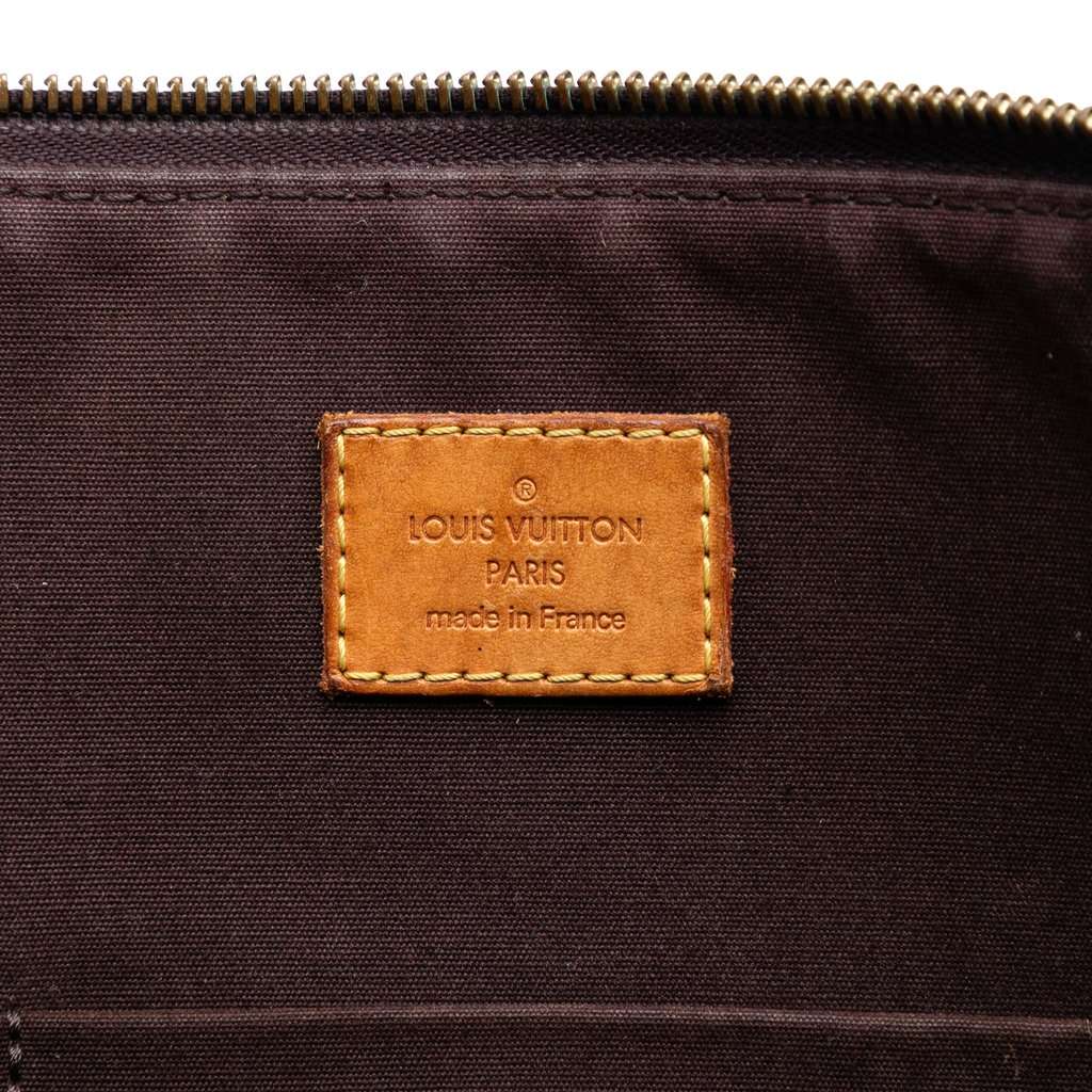 Louis Vuitton Monogram Vernis Bellevue GM Purple Leather Very good condition - Box View