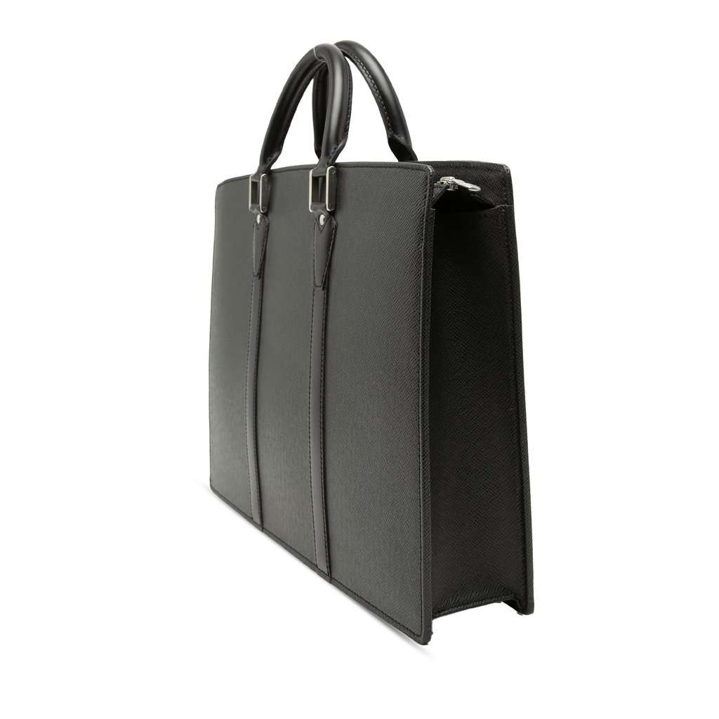 Louis Vuitton Taiga Lozan Black Leather Very good condition - Back View