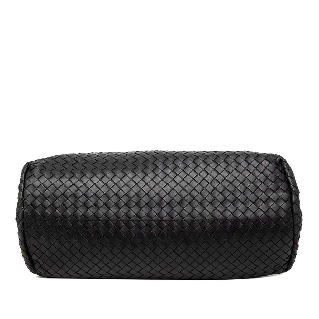 Bottega Veneta Medium Nappa Intrecciato Roma Tote Black Leather Very good condition - Inside View