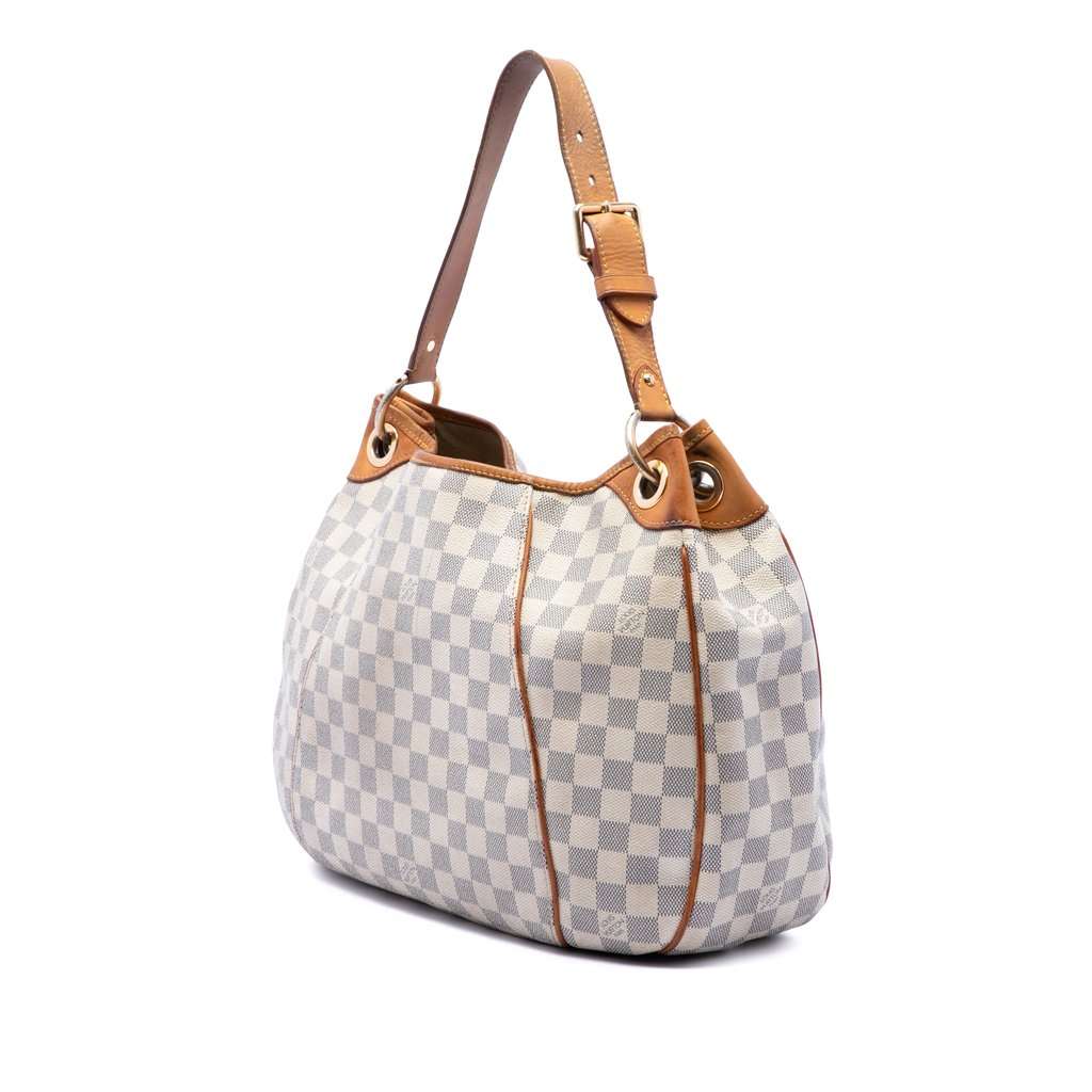 Louis Vuitton Damier Azur Galliera PM White Very good condition - Back View