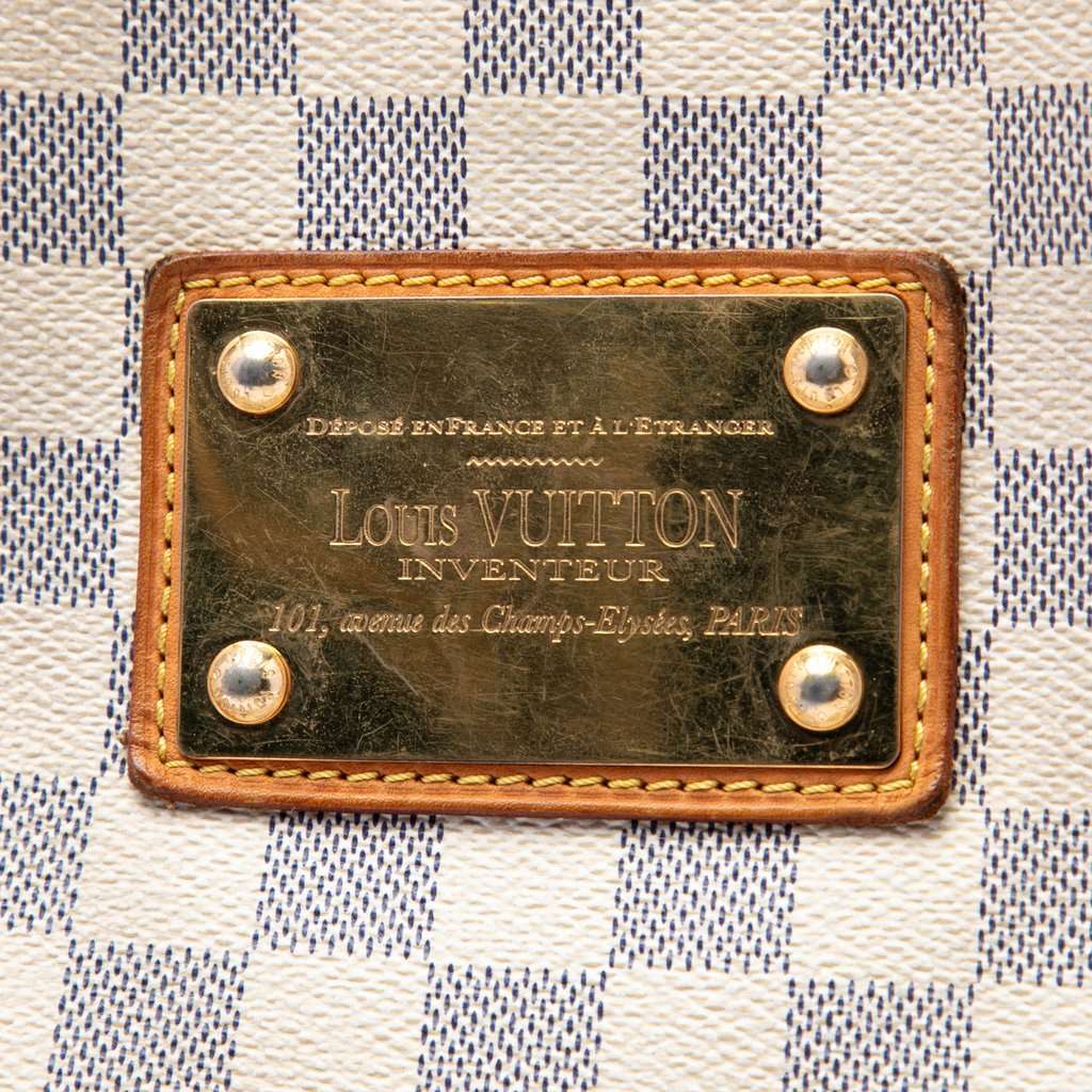 Louis Vuitton Damier Azur Galliera PM White Very good condition - Box View