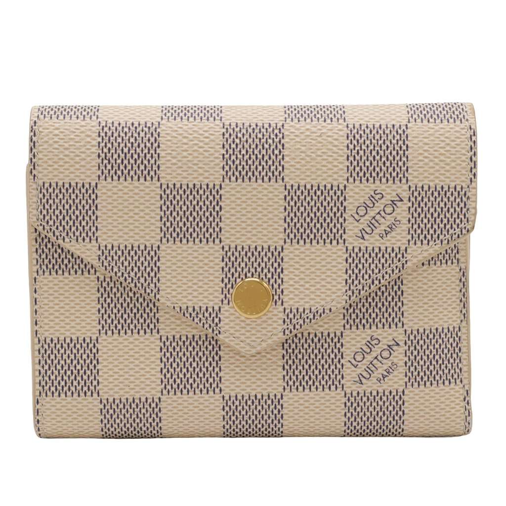 Louis Vuitton Damier Azur Victorine White Very good - Front View
