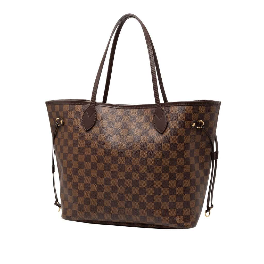 Louis Vuitton Damier Ebene Neverfull MM Brown Very good - Back View