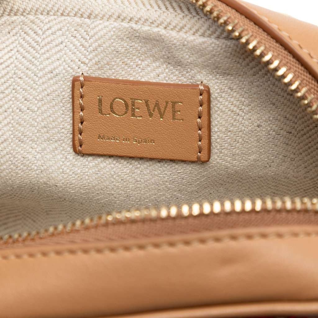 Loewe Nano Canvas Amazona Satchel Brown Very good condition - Box View