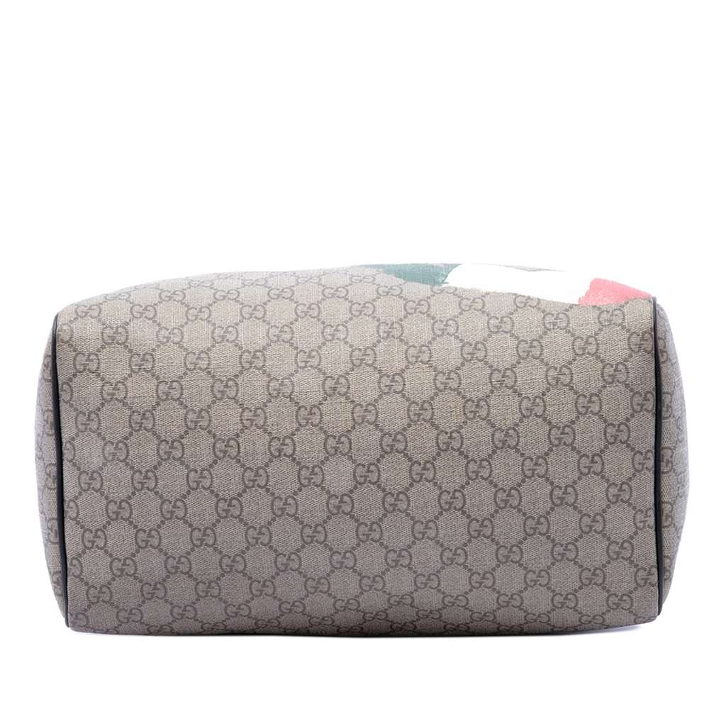 Gucci Medium GG Supreme Italian Flag Joy Boston Bag Beige Very good - Inside View