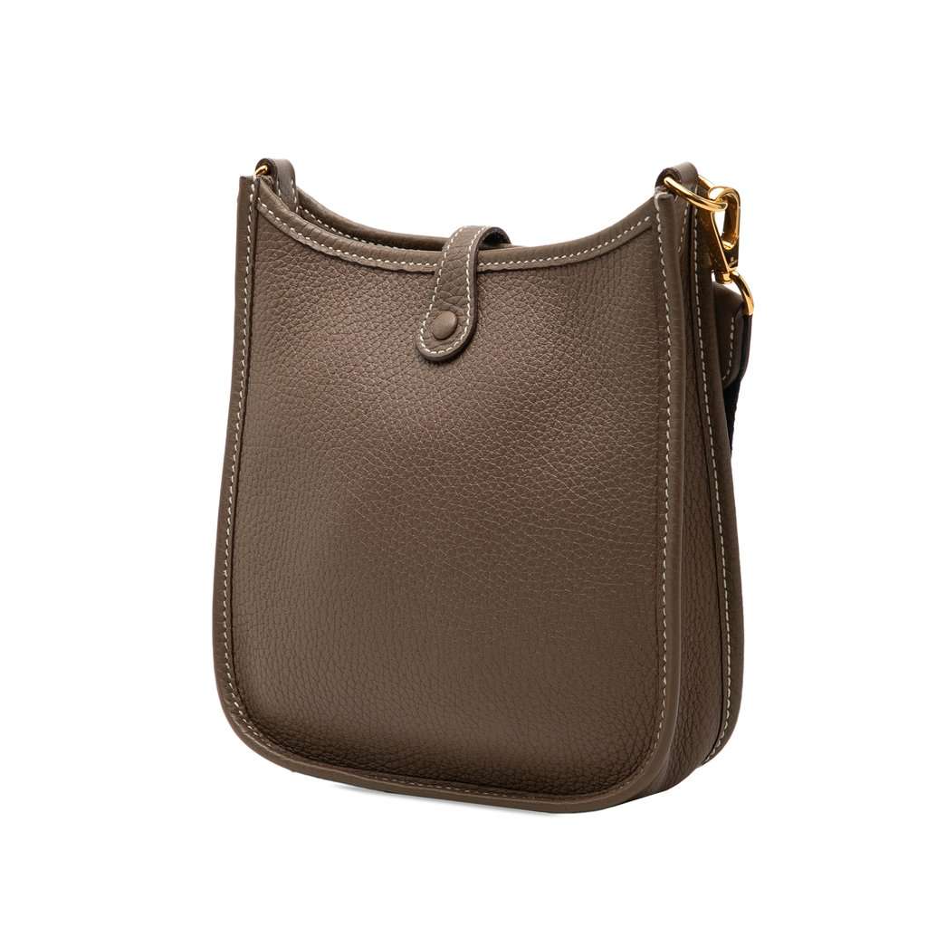 Hermès Clemence Evelyne I 16 Amazone Brown Leather Very good - Back View