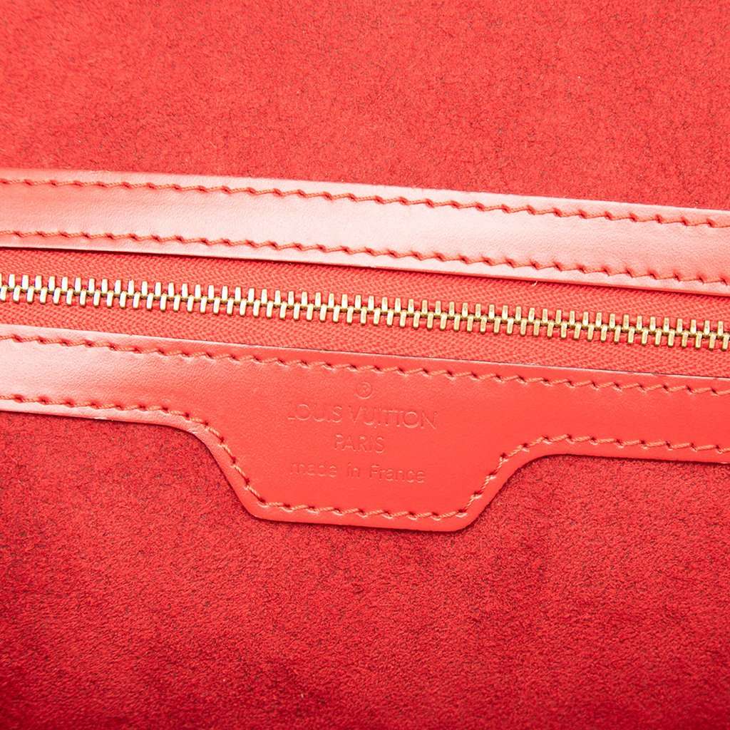 Louis Vuitton Epi Lussac Red Leather Very good - Box View