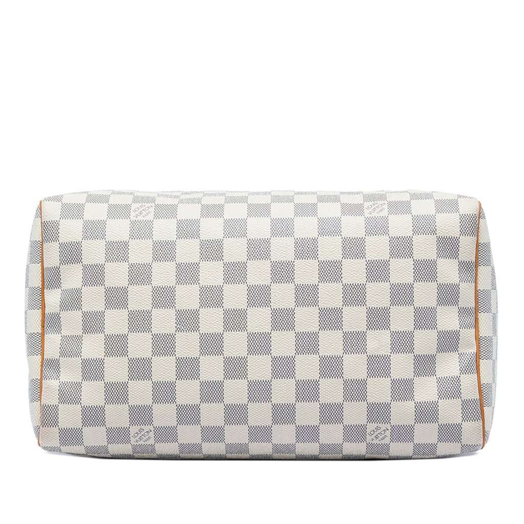 Louis Vuitton Damier Azur Speedy 30 White Very good condition - Inside View