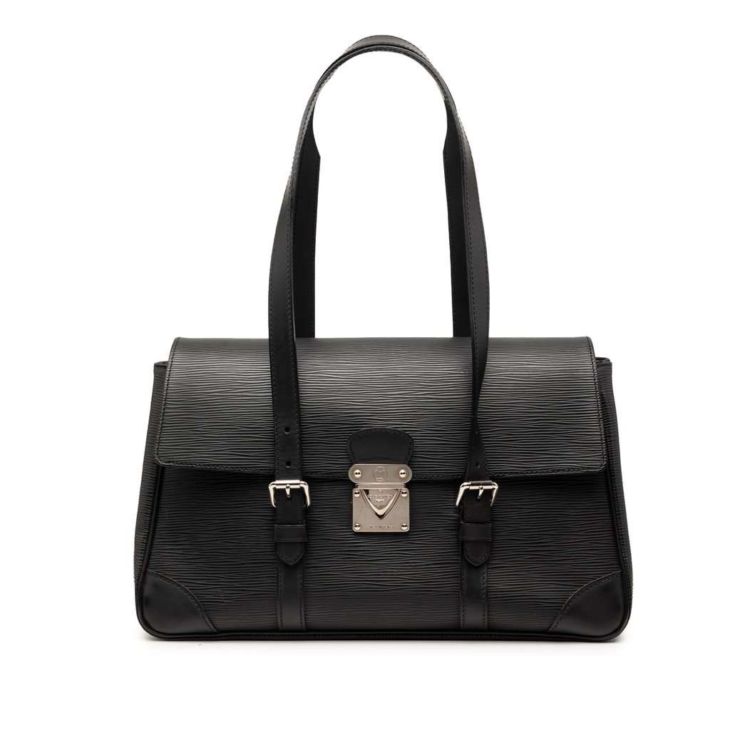 Louis Vuitton Epi Segur MM Black Leather Very good condition - Front View