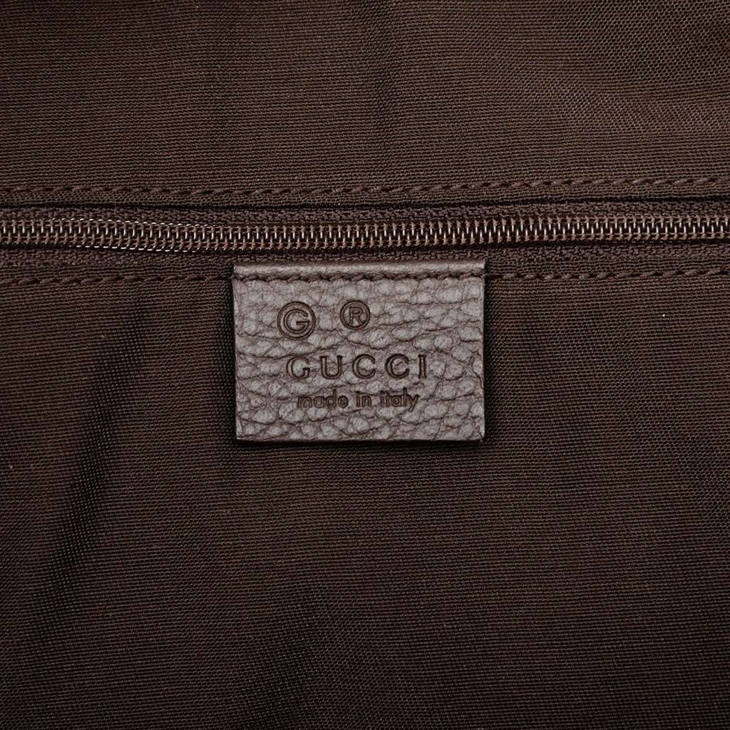Gucci Leather Bamboo Satchel Brown Leather Very good condition - Box View