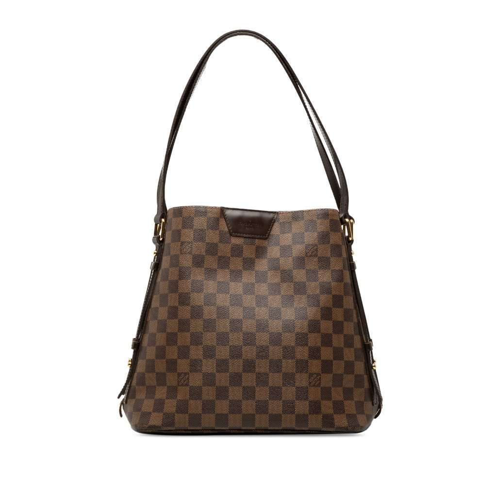 Louis Vuitton Damier Ebene Cabas Rivington Brown Very good - Front View