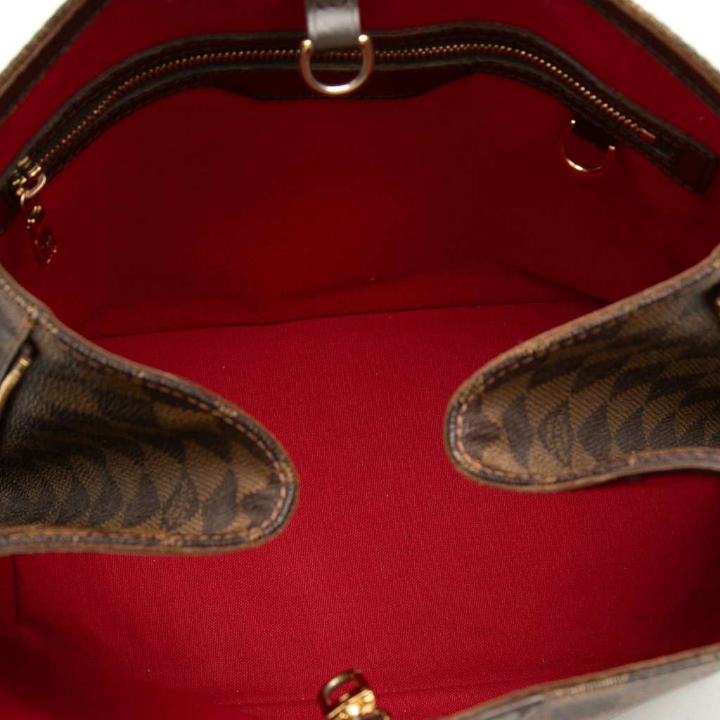 Louis Vuitton Damier Ebene Cabas Rivington Brown Very good - Model View