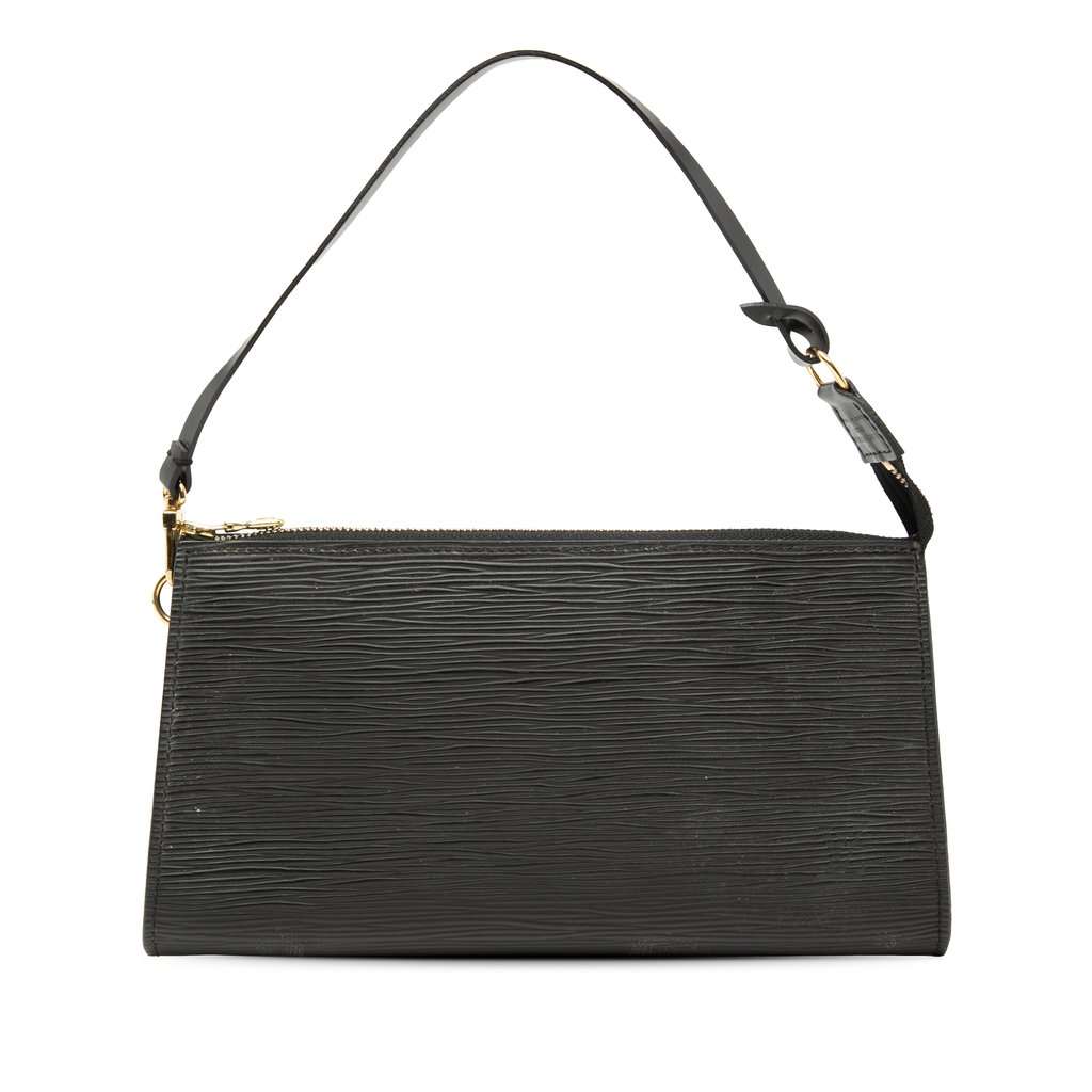 Louis Vuitton Epi Pochette Accessoires Black Leather Very good - Front View