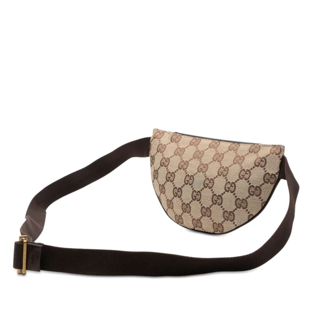 Gucci GG Canvas Belt Bag Beige Very good - Back View